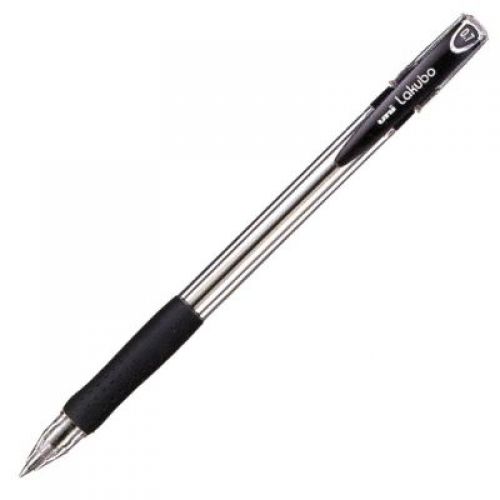 Esferográfica Uni Lakubo SG100 RuberGrip Preto 0,7mm 1un , UNI , ESFEUNI006 , 4902778716953